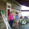 Getting ready to wash windows